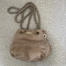 Kate Spade Mini Small Leather Bag Chain Straps Beige