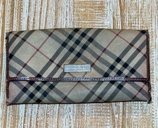 BURBERRY Nova Check Long Wallet W Hook Authentic Used