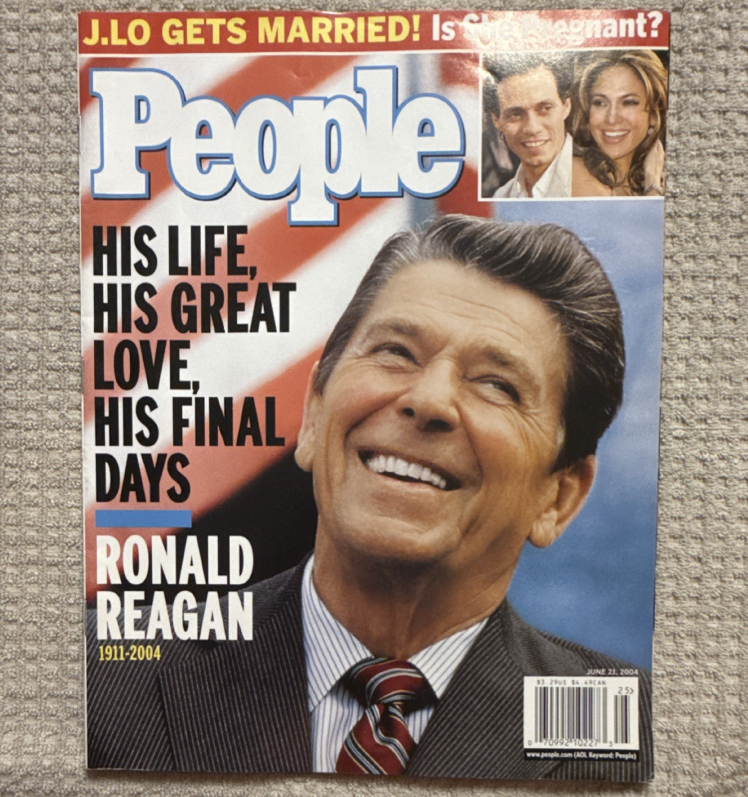 People Weekly Magazine June 21 2004 Issue 24 Ronald Reagan Cover