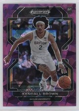 2022-23 Panini Prizm Draft Picks Purple Ice Prizm 71/149 Kendall Brown #80 3wu