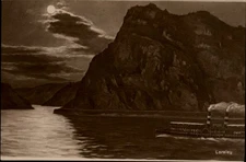 RPPC Loreley Rhine River Germany vintage postcard r467