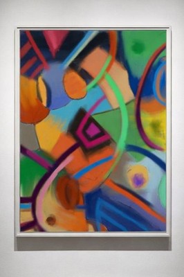 DARKOXYGENHEAVY Flowism:HORIZON 8.5x11 Original Modern Art Home Interior