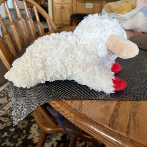 Multipet Lamb Chop Squeaker 10" Dog Toy 5 SQUEAKERS For More Squeaky Fun EUC - Picture 7 of 8