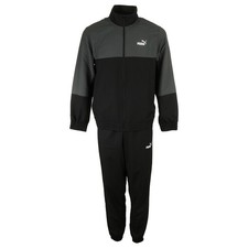 Vêtement Ensembles de survêtement PUMA homme Woven Colorblock Noir Polyester