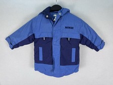 Vintage Nike Windbreaker Puffer Jacket Toddler Boys 3T Blue 00's Full Zip Y2K