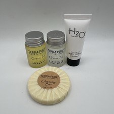 Terra Pure Green Tea Travel Set, Shampoo, Body Wash, Cleansing Bar, Body Lotion