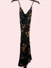 ASTR The Label Black/Gold Floral Gaia Midi Dress (white dress is the same style)