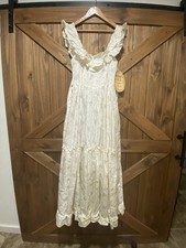 NWT Sz 11 GUNNE SAX by Jessica Vintage Corset Maxi Dress Gown Floral 80s 90s