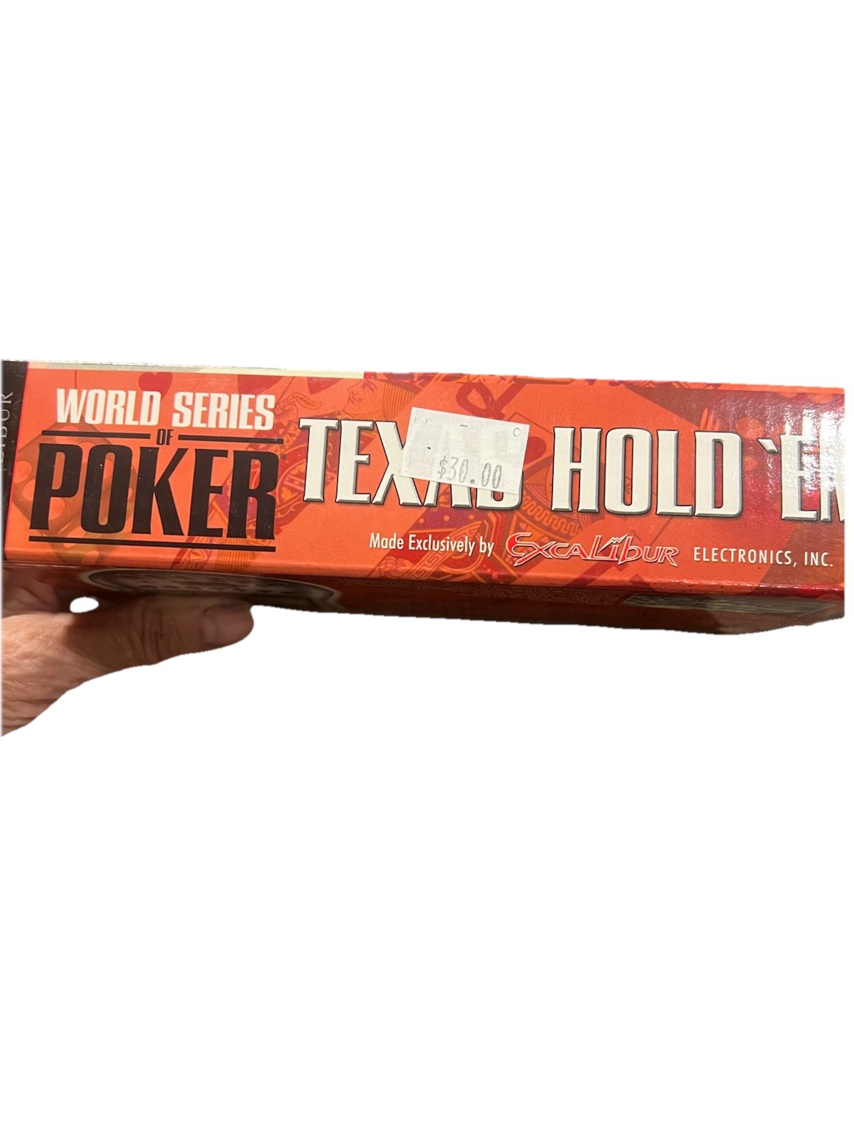 Texas Hold EM world series of poker Handheld Electronic Game Tested Excalibur