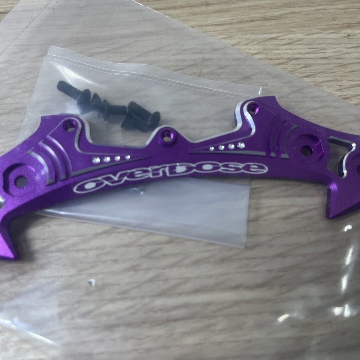 NEW 1/10 RC DRIFT PARTS OVERDOSE AL BUMPER TYPE-2 Purple Japan F