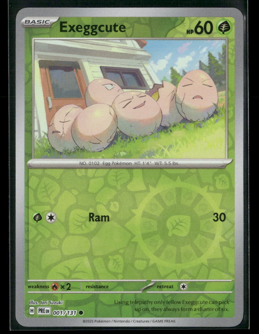 Exeggcute Common SV: Prismatic Evolutions 001/131 NM