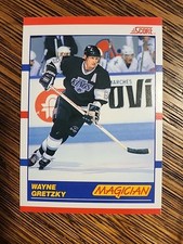 1990-91 Score Los Angeles Kings Hockey #338 Wayne Gretzky Magician
