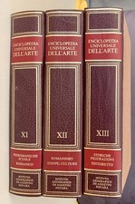 ENCICLOPEDIA UNIVERSALE DELL'ARTE-3 VOLUMI,N° XI-XII,XIII,DE AGOSTINI 1983