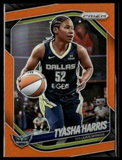 2025 Panini Prizm WNBA 130 Tyasha Harris Dallas Wings Orange 90/99