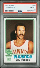 1973 TOPPS #150 LOU HUDSON PSA 6