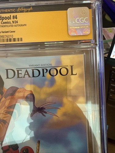 DEADPOOL & WOLVERINE LION KING #4 SIGNED BY MARK BROOKS CGC SIG. SERIES 9.4 MEOW - Picture 4 of 10