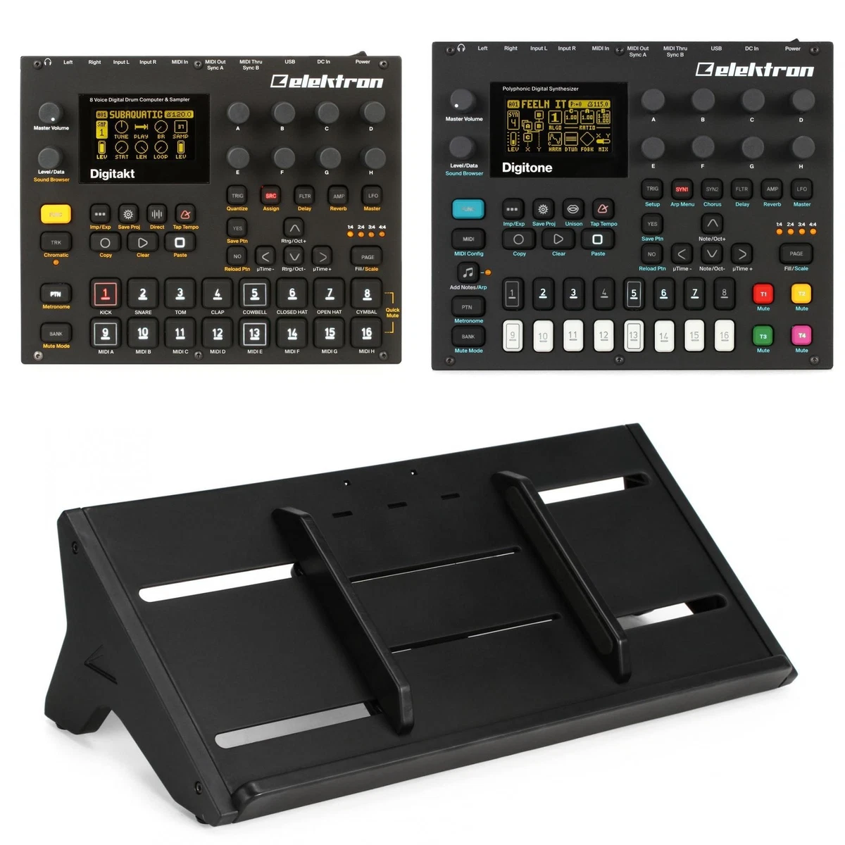 Elektron Digitakt and Digitone with Desktop Stand eBay