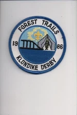 1986 Forest Trails Klondike Derby patch
