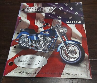 Colony 2002 Parts Catalog For HD Models From 1911-Present