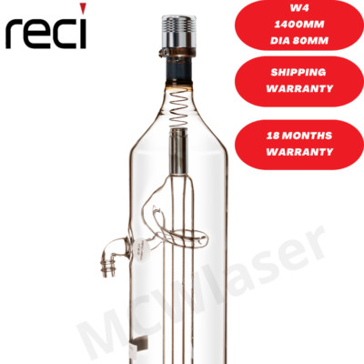 RECI CO2 Laser Tube 100W Peak 130W  W4/S4 for Laser Engraver Water Cooling