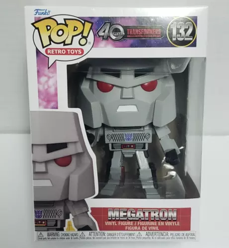 MEGATRON - Transformers - Funko POP! Retro Toys #132 Collectible Vinyl Figure