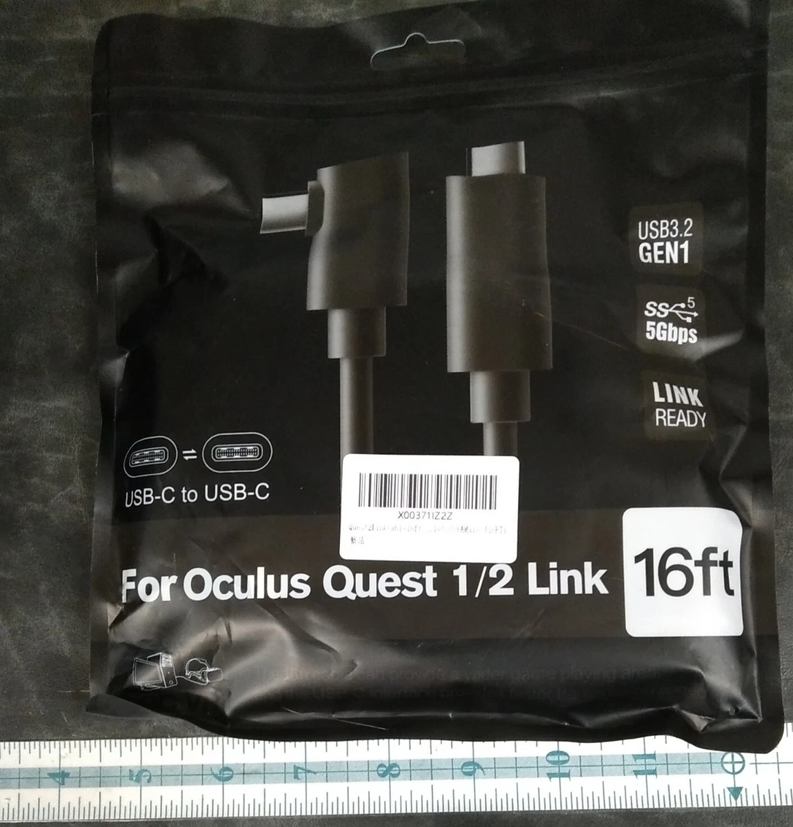 FIBER OPTIC Type-C-C Link Cable for Oculus Quest 1 & 2 VR 16ft NEW