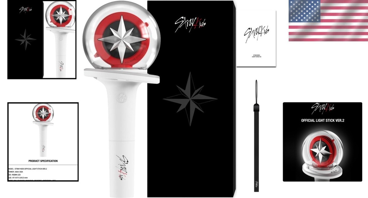 Official Stray Kids Light Stick Ver. 2 with OLED Skin