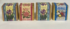Delagar English Bath Cubes Made in England Set of 4 Floral Scents 9 oz. 250g NOS