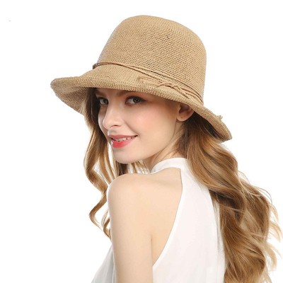 floppy beach hat with bow