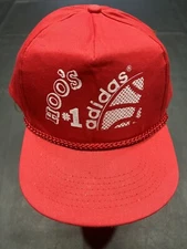 1992 NCAA FINAL Four Vintage Indiana Hoosier SnapBack Red Adidas Hat. Bob Knight