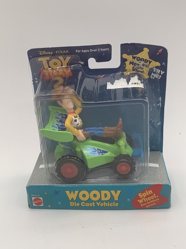 NEW Toy Story 2 WOODY Die Cast Vehicle Car Woody Moves 89552-91 - Picture 2 of 7
