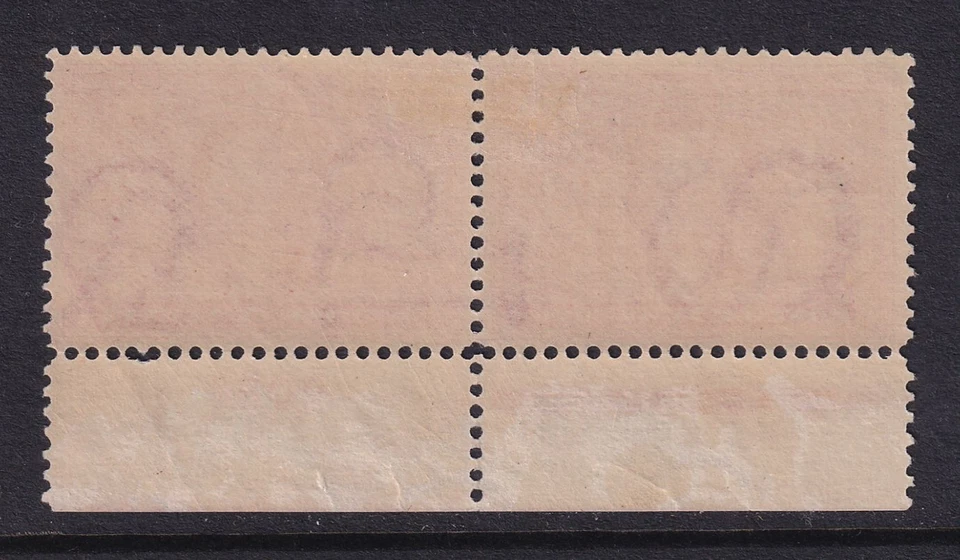 1904 Sc 324 Louisiana Purchase 2c MLH full OG VF plate number & imprint pair (YA - Image 2 of 2