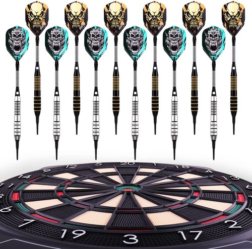 profi Dartpfeile Set mit Kunststoffspitzen Perfekt für elektronische Dartboards - Bild 11 von 11