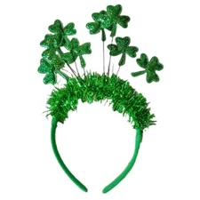 Patricks Day Headband Patrick Leaf Headgear for Irish Day Party