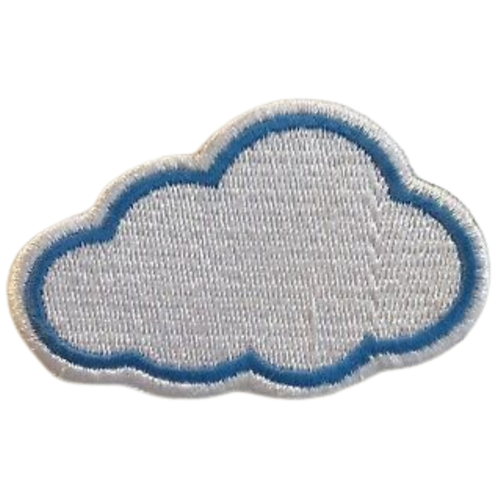 Cute Embroidered Cloud Badge Iron On or Sew On Patch  