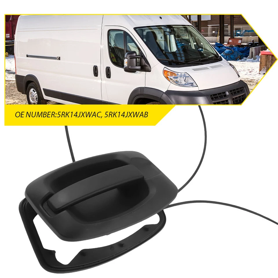 New For 2014-2022 Ram ProMaster 3500 2500 1500 D Sliding Door Handle with Cable Foto 4 de 4