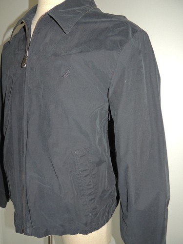 CHAQUETA CON CREMALLERA NAUTICA AZUL MEZCLA ALGODÓN TALLA LGE - Imagen 3 de 7