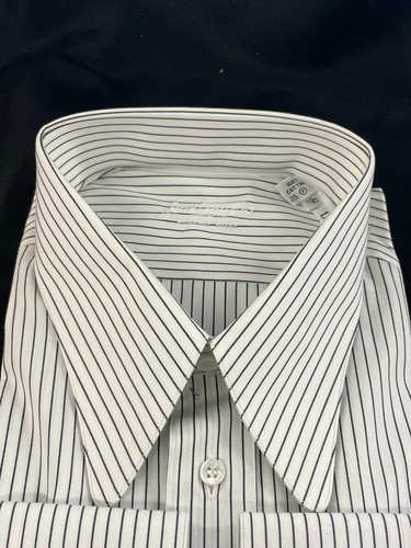 Jack Taylor Beverly Hills Men's Dress Shirt 17" Neck Large Italy White NWT - Picture 7 of 8