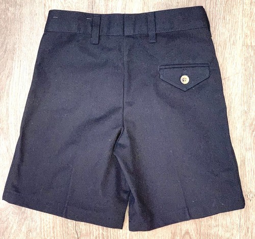 School Apparel Pleated Shorts Navy Boys Size 6 Regular Fit - Picture 6 of 6