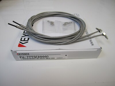 Keyence FU-77TG (2000) - 2 Meter Length - Thru-Beam Fiber Optic Sensor Pair #US