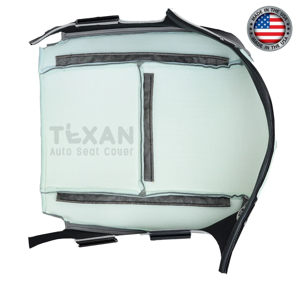 Se adapta a Toyota Tundra Limited 2005, 2006 parte inferior del lado del conductor cubierta de asiento de cuero gris Foto 3 de 4