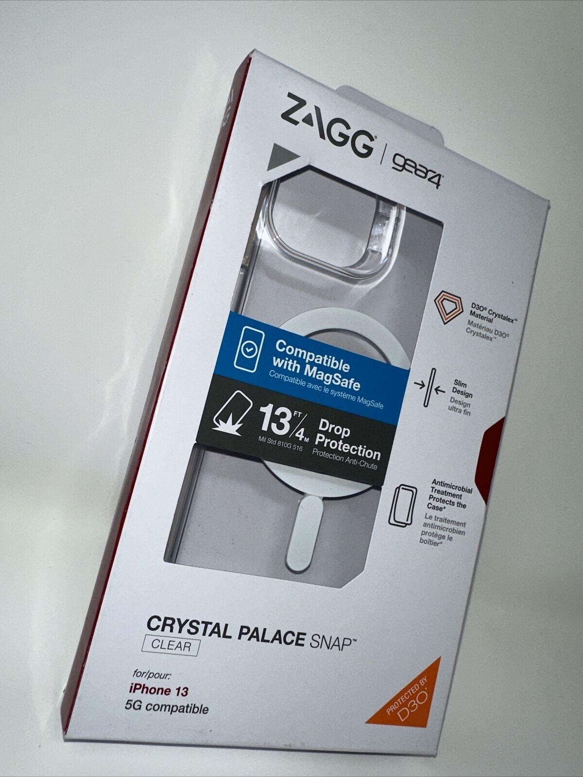 iPhone 13 MagSafe Crystal Palace Snap Clear Case by ZAGG - Fast Shipping-image