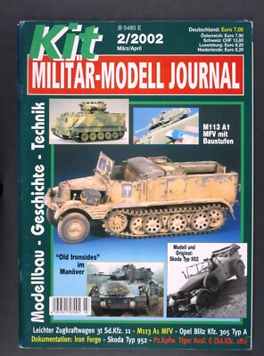 Kit Militar-Modell Journal Magazine March - April 2002 Pre Owned!