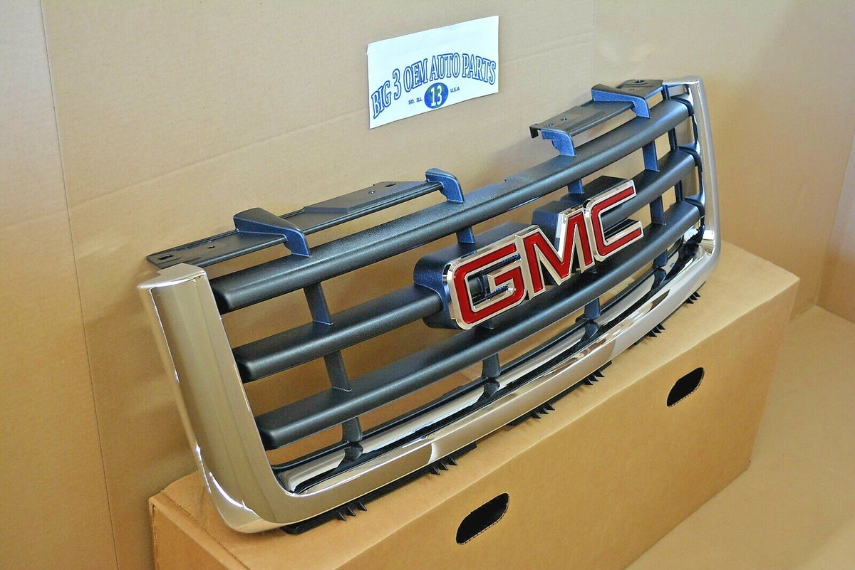 2007-2012 GMC Sierra 1500 Front Chrome GRILLE with emblem
