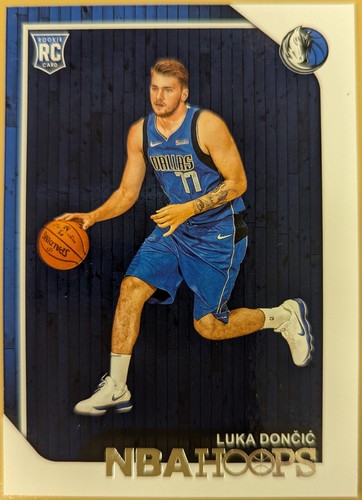 Luka Doncic 2018-19 Panini NBA Hoops Rookie RC #268 Mavericks Lakers