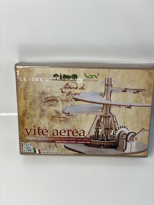 Vite Antenne Schraube Design Leonardo da Vinci 3D Modell 14 Jahre + Brandneu Verpackt