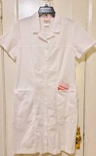 Sketchers Scrub Lab Uniform White Women's Size Medium One Piece New 