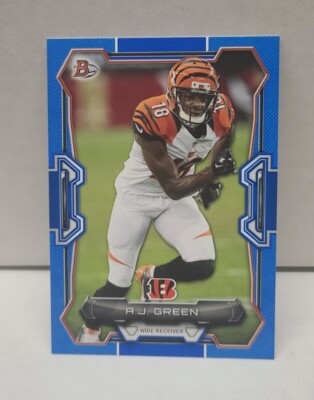A.J. GREEN 2015 Bowman BLUE ~ #'d /99 ~ Cincinnati BENGALS