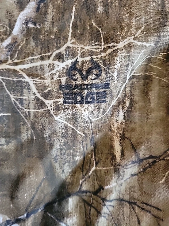 Shield Fused Cotton Mens 2X Pants Mens 6 Pocket Adjustable Camo Realtree Edge - Image 4 of 4