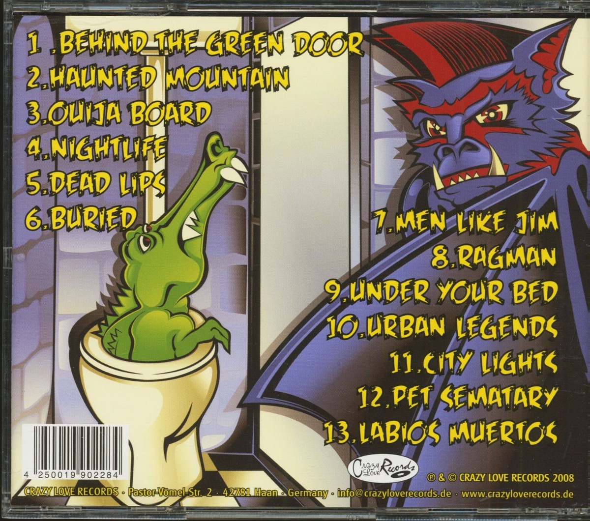 The Calamitiez - Urban Legends (CD) - Psychobilly
